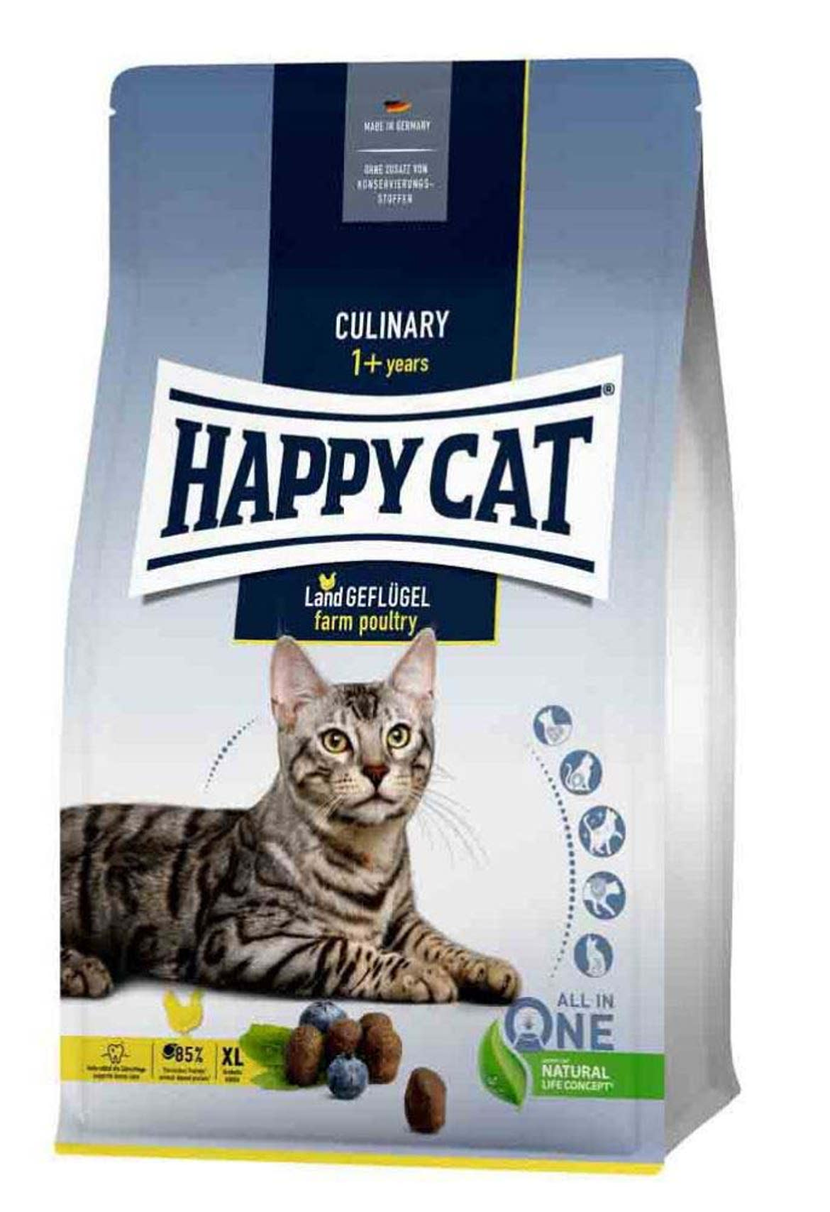 Happy Cat Culinary száraz macskaeledel adult baromfi