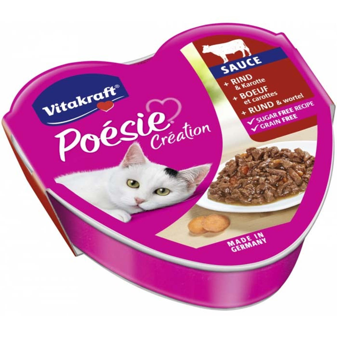 Vitakraft Poésie macska tálka marha& sárgarépa szósz