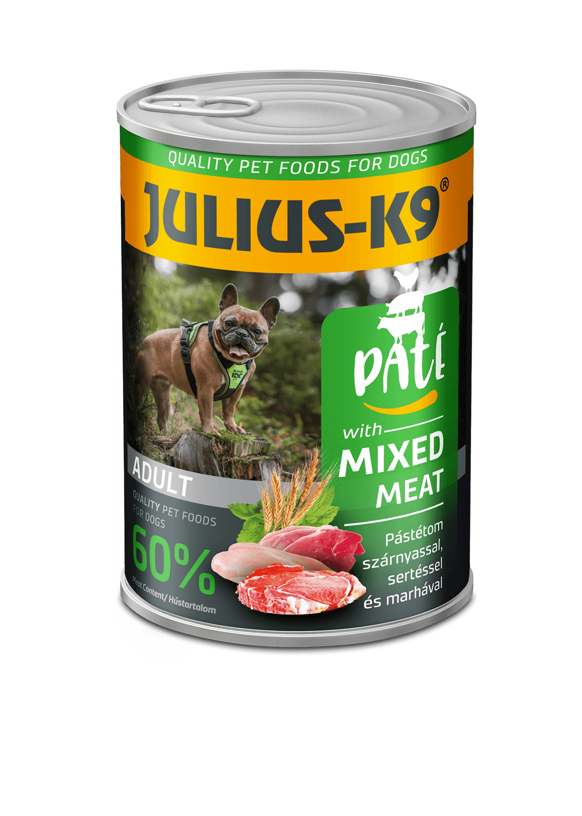 Julius – K9 kutya konzerv adult húsmix