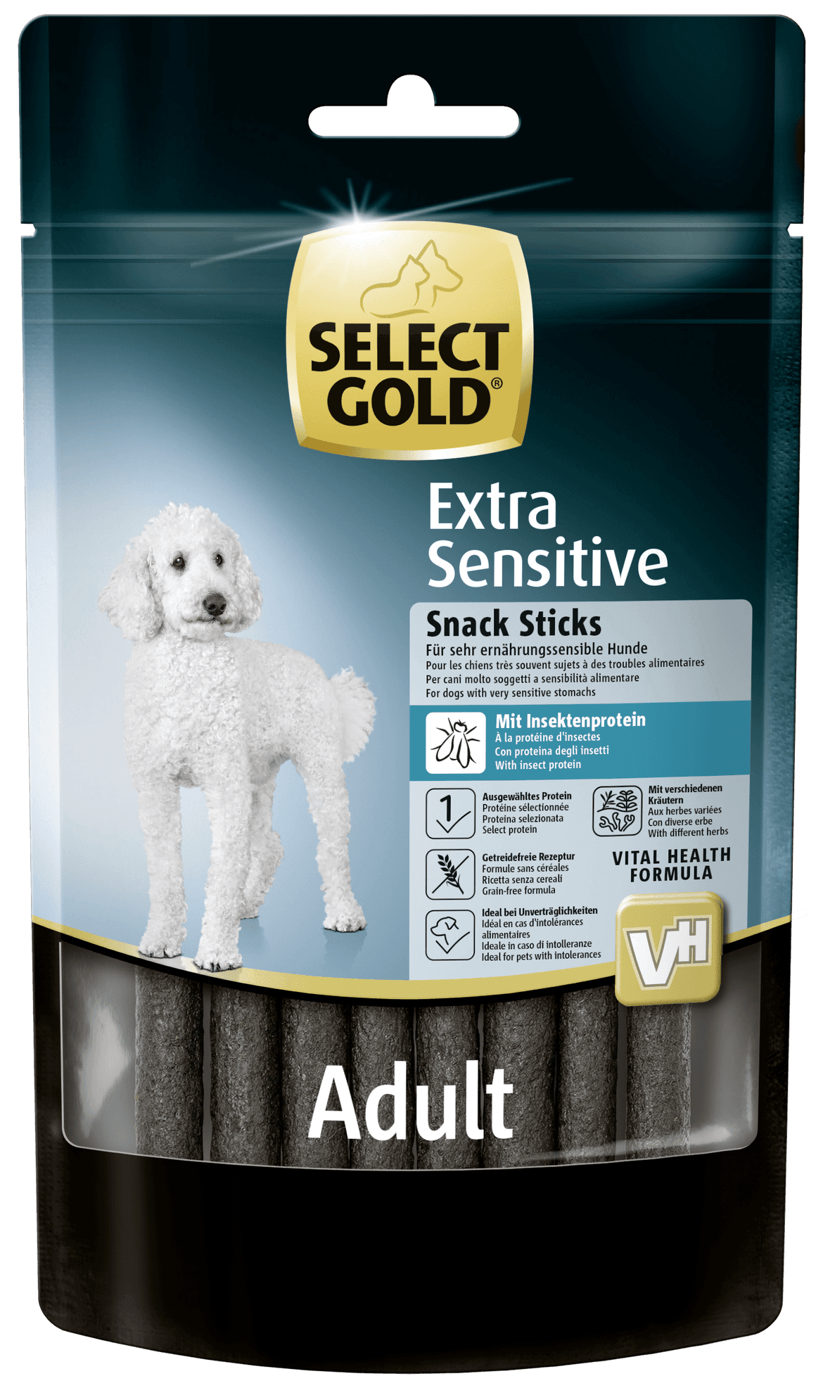 SELECT GOLD Sensitive Extrak snack kutya jutalomfalat rovar