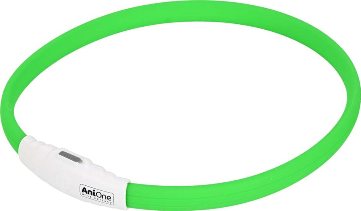 AniOne világító nyakörv zöld