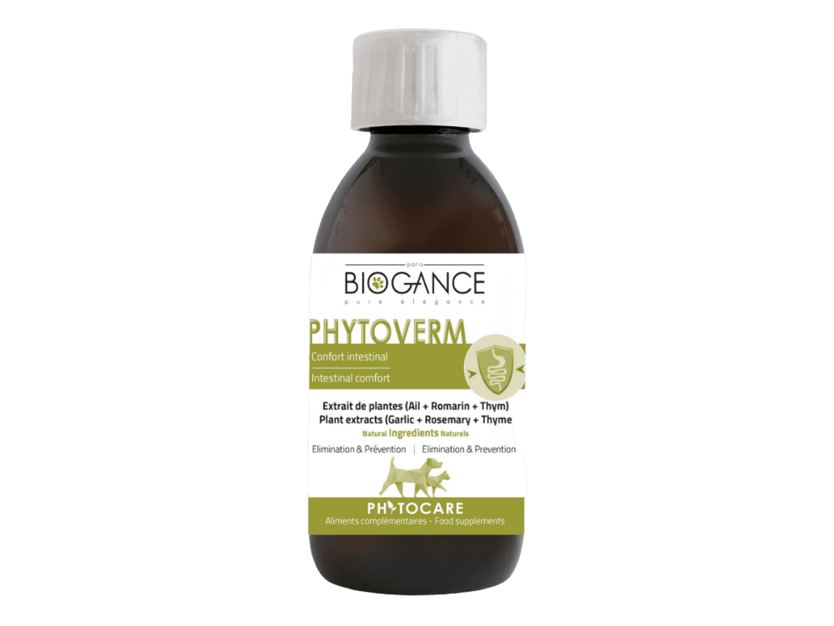 Biogance Phytocare Phytoverm természetes féreghajtó kutyák és macskák számára