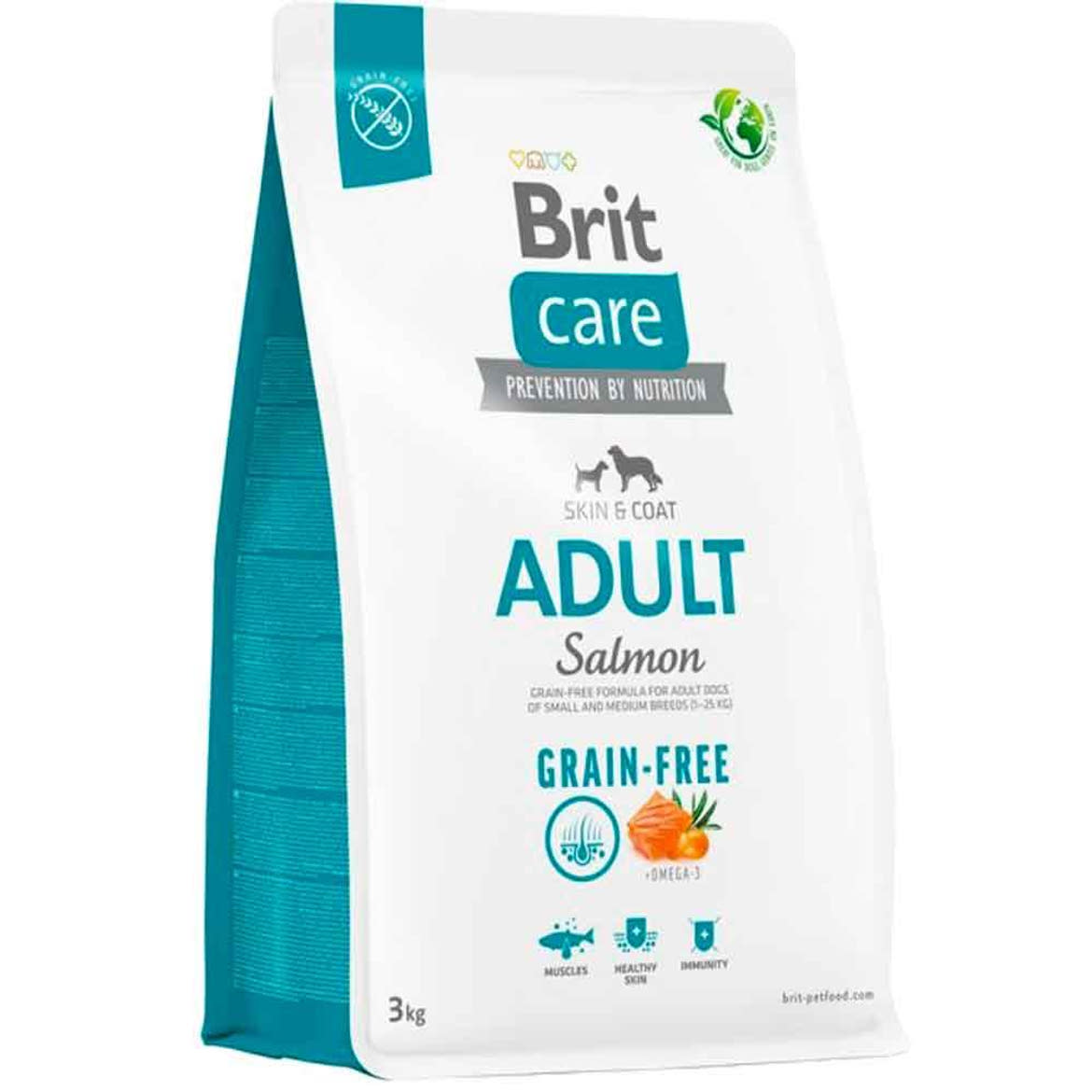 Brit Care Grain-Free száraz kutyaeledel adult lazac&burgonya