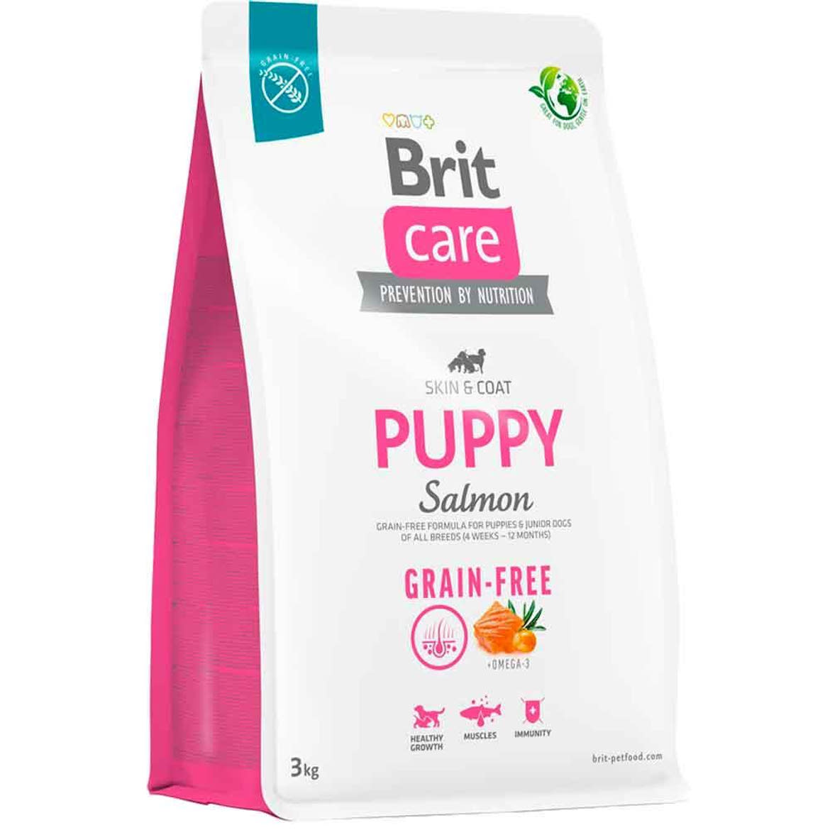 Brit Care Grain-Free száraz kutyaeledel puppy lazac&burgonya