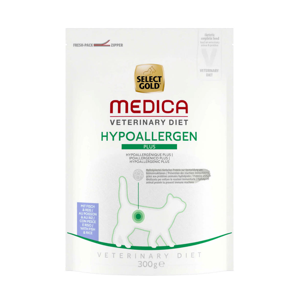 Select Gold Medica hipoallergén száraz macskaeledel hal