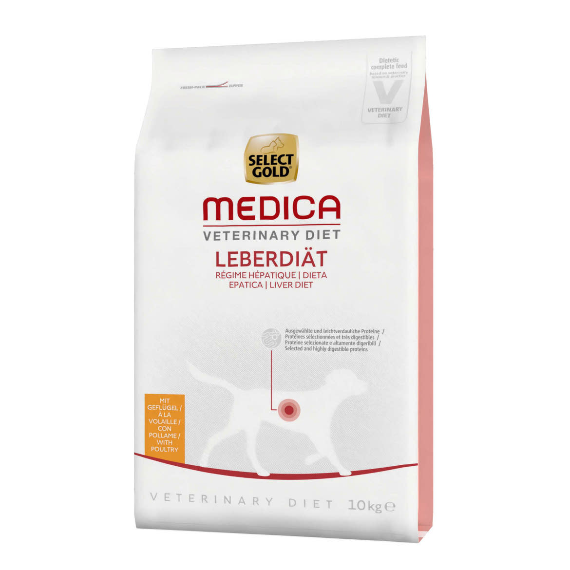 Select Gold Medica száraz kutyaeledel májfunkció támogatására