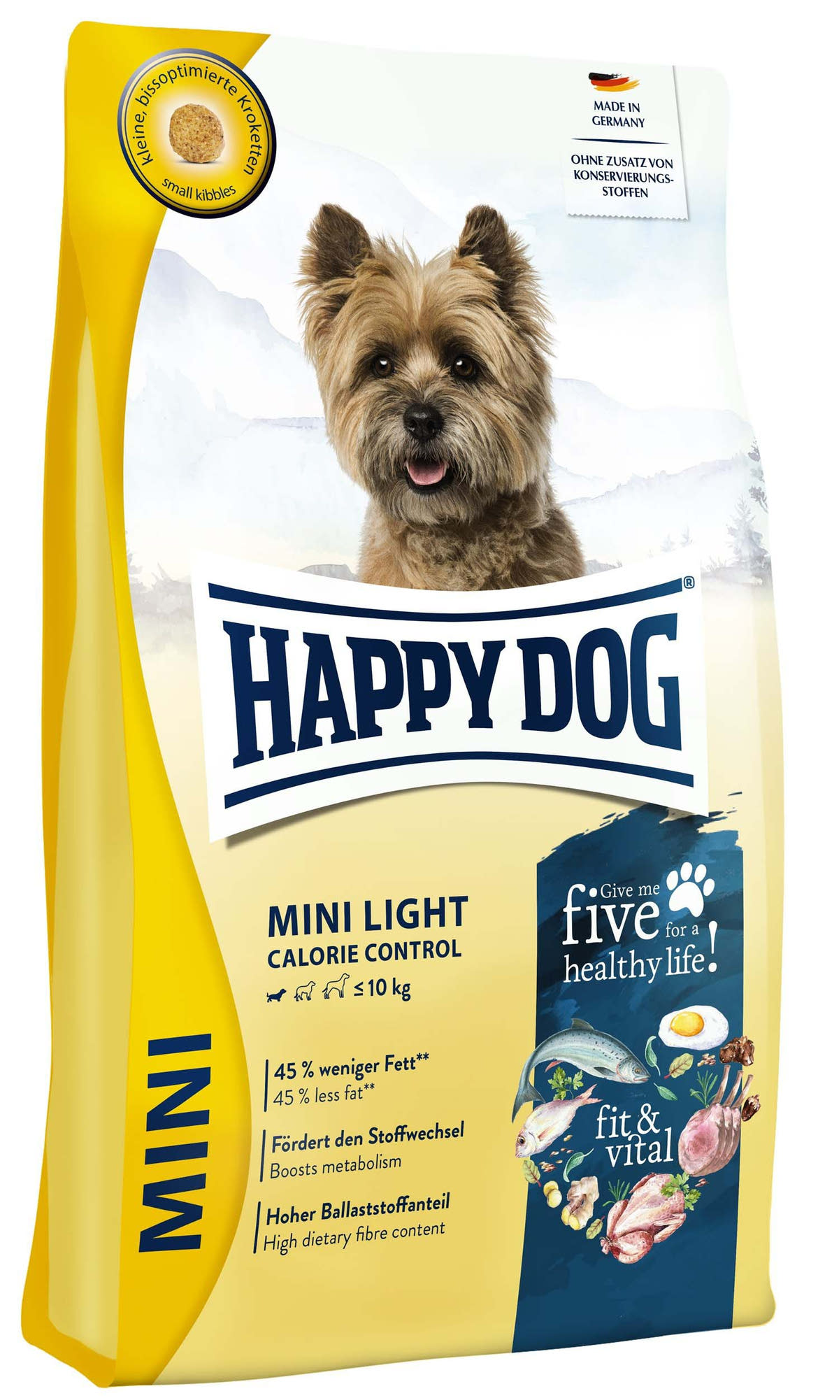 Happy Dog Fit&Vital Light Calorie Control mini száraz kutyaeledel