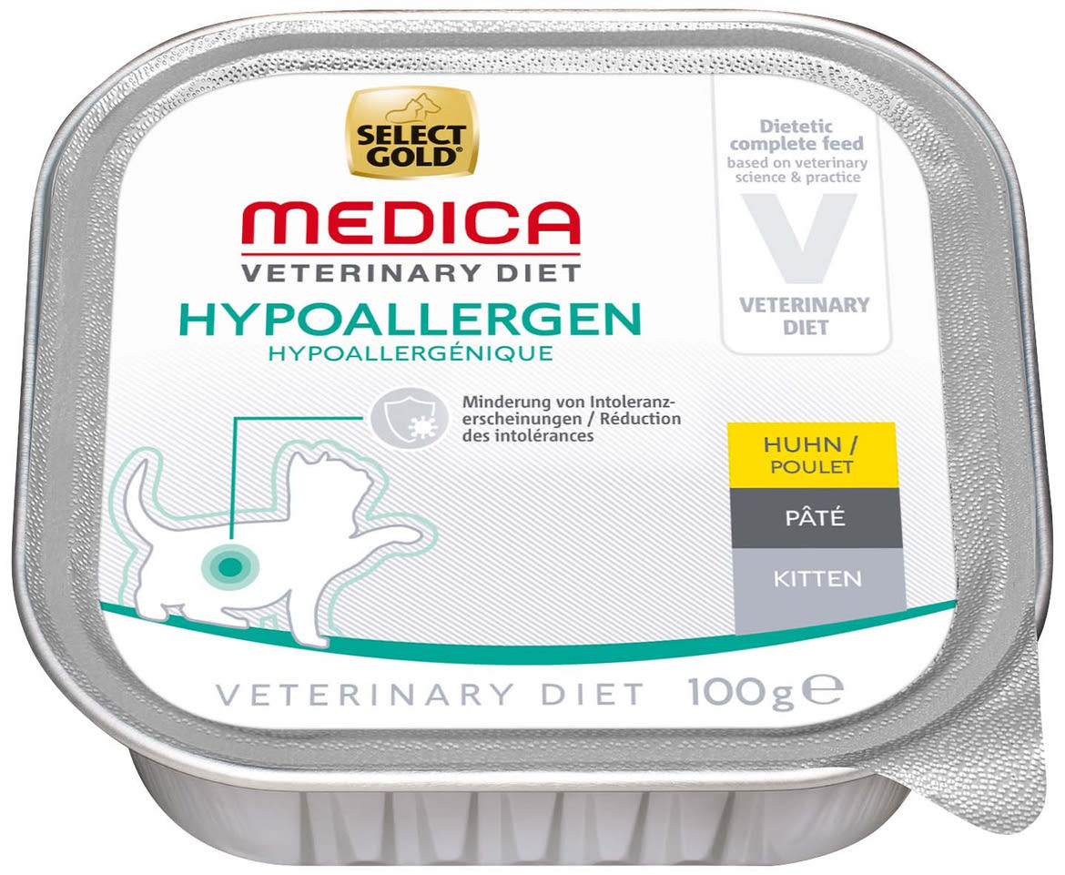 Select Gold Medica macska tálka kitten hipoallergén csirke