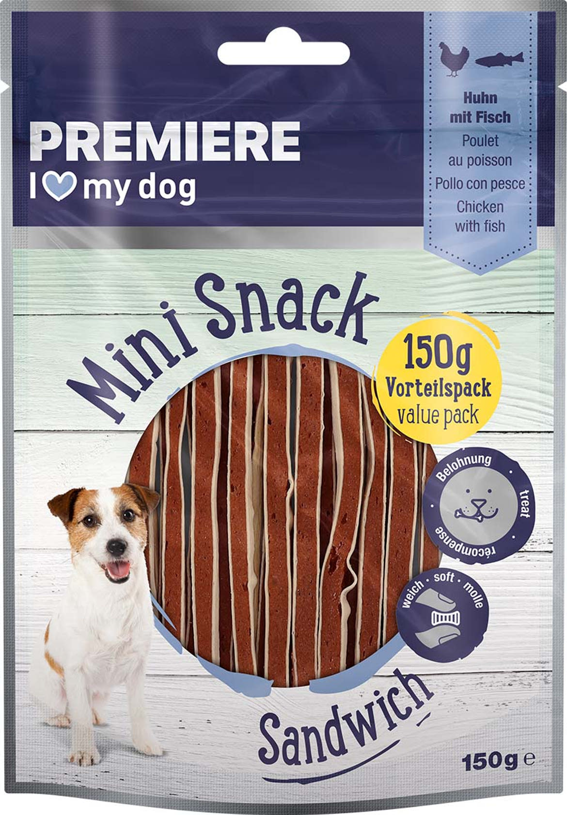 Premiere Mini Sandwich kutya jutalomfalat csirke&hal
