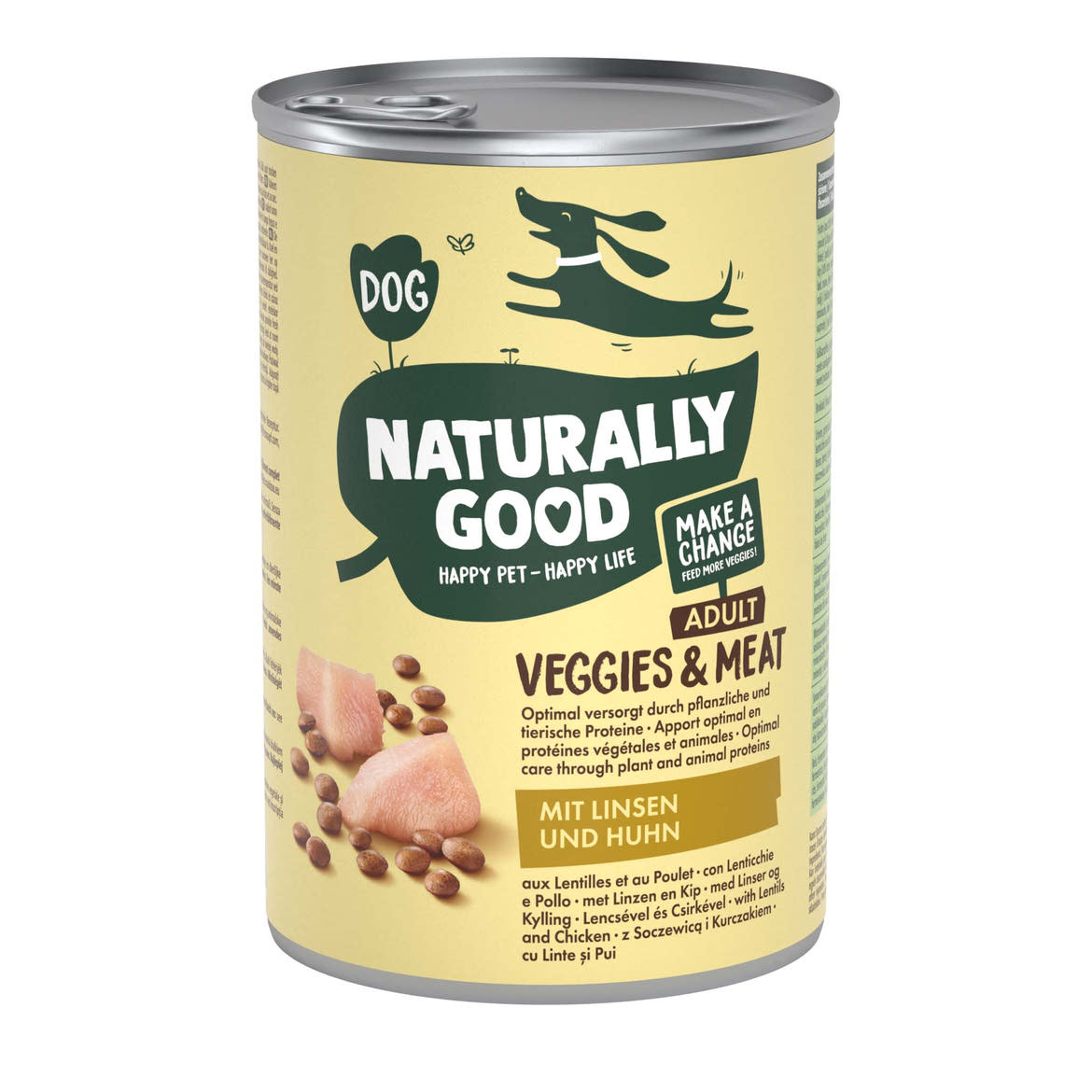 Naturally Good kutya konzerv adult lencse&csirke