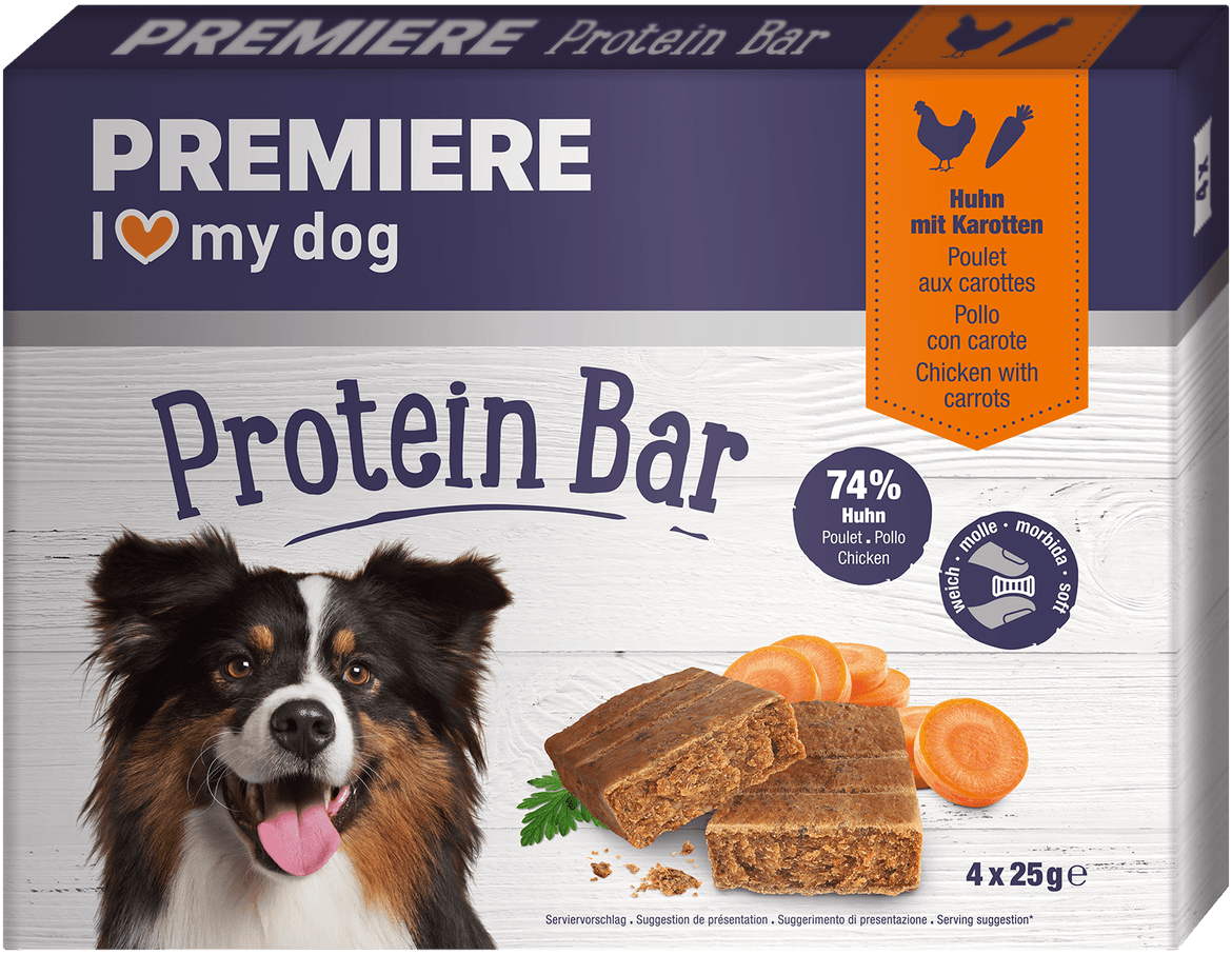 Premiere Snack Bar kutya jutalomfalat csirke&répa 4x25g