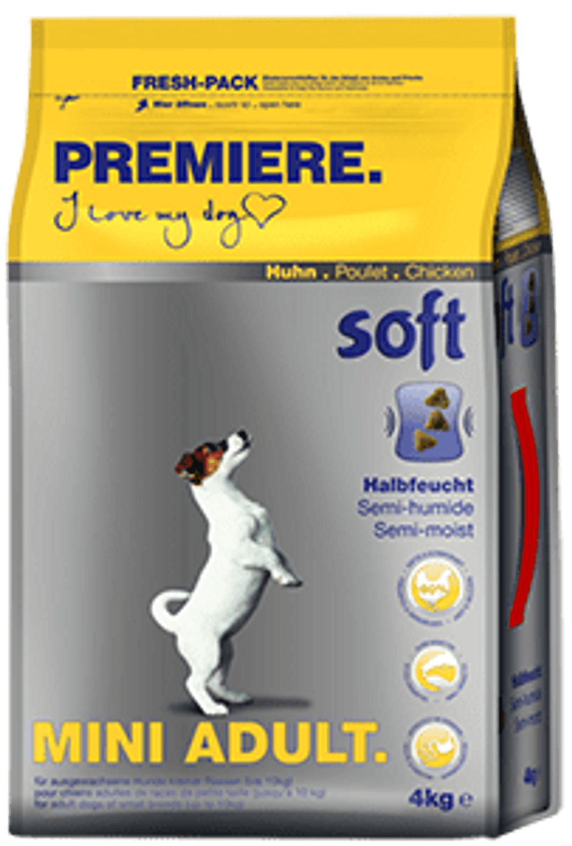 Premiere Soft száraz kutyaeledel adult mini csirke