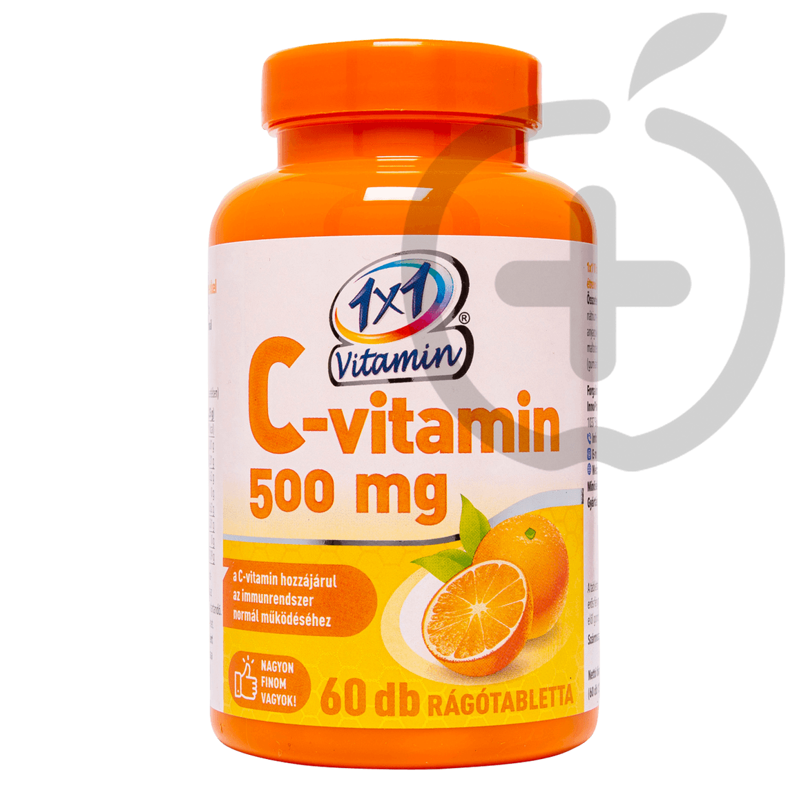 1x1 Vitaday C-vitamin 500 mg narancs ízű rágótabletta