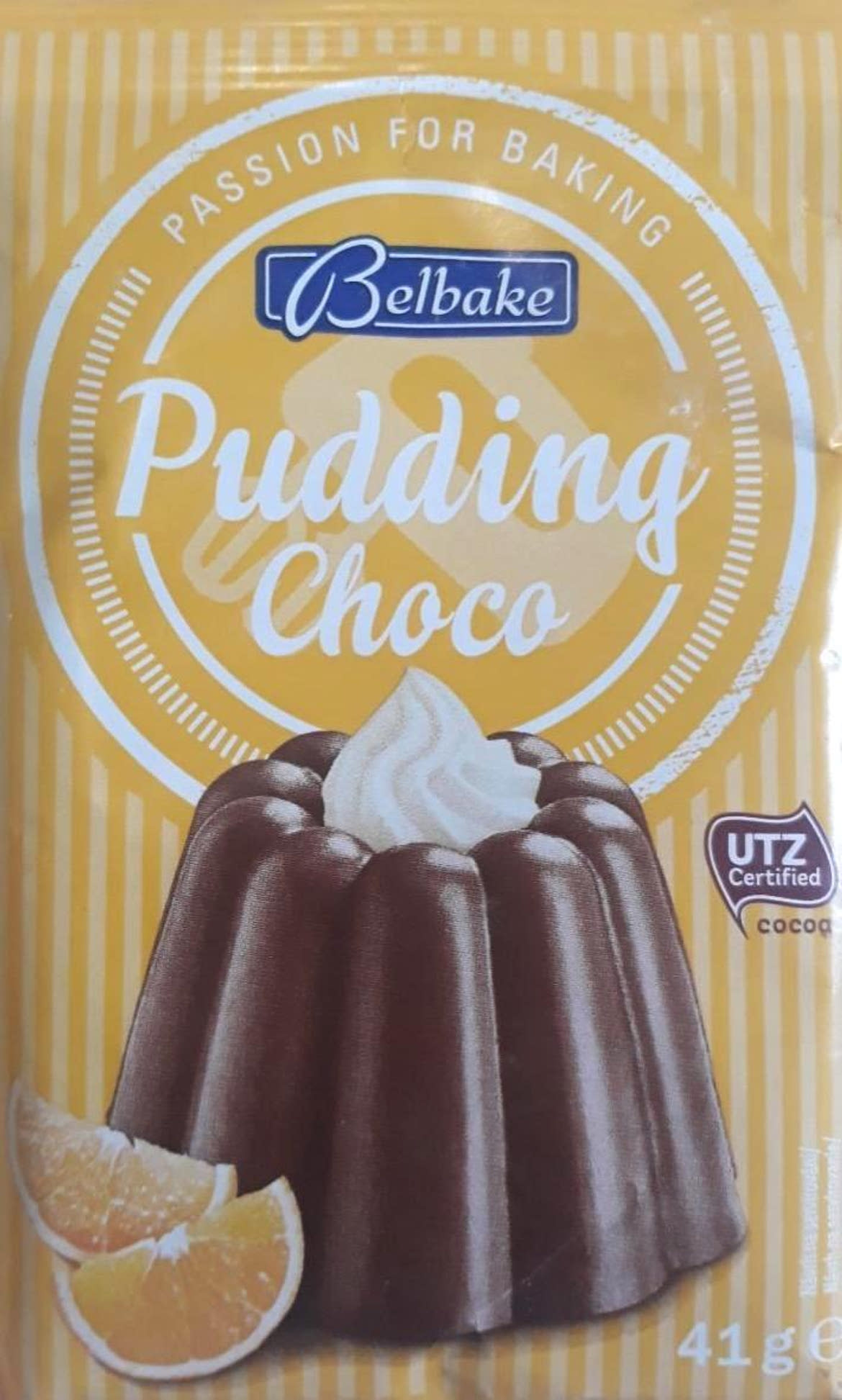 Belbake Pudingpor csokoládé ízű 3x41 g, 123 g