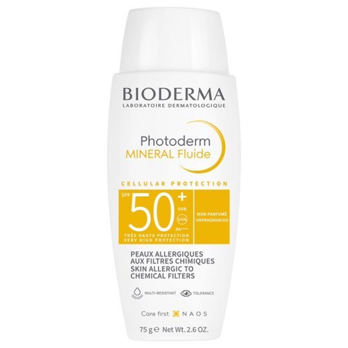 Bioderma Photoderm Mineral Fluide SPF50+ krém arcra és testre