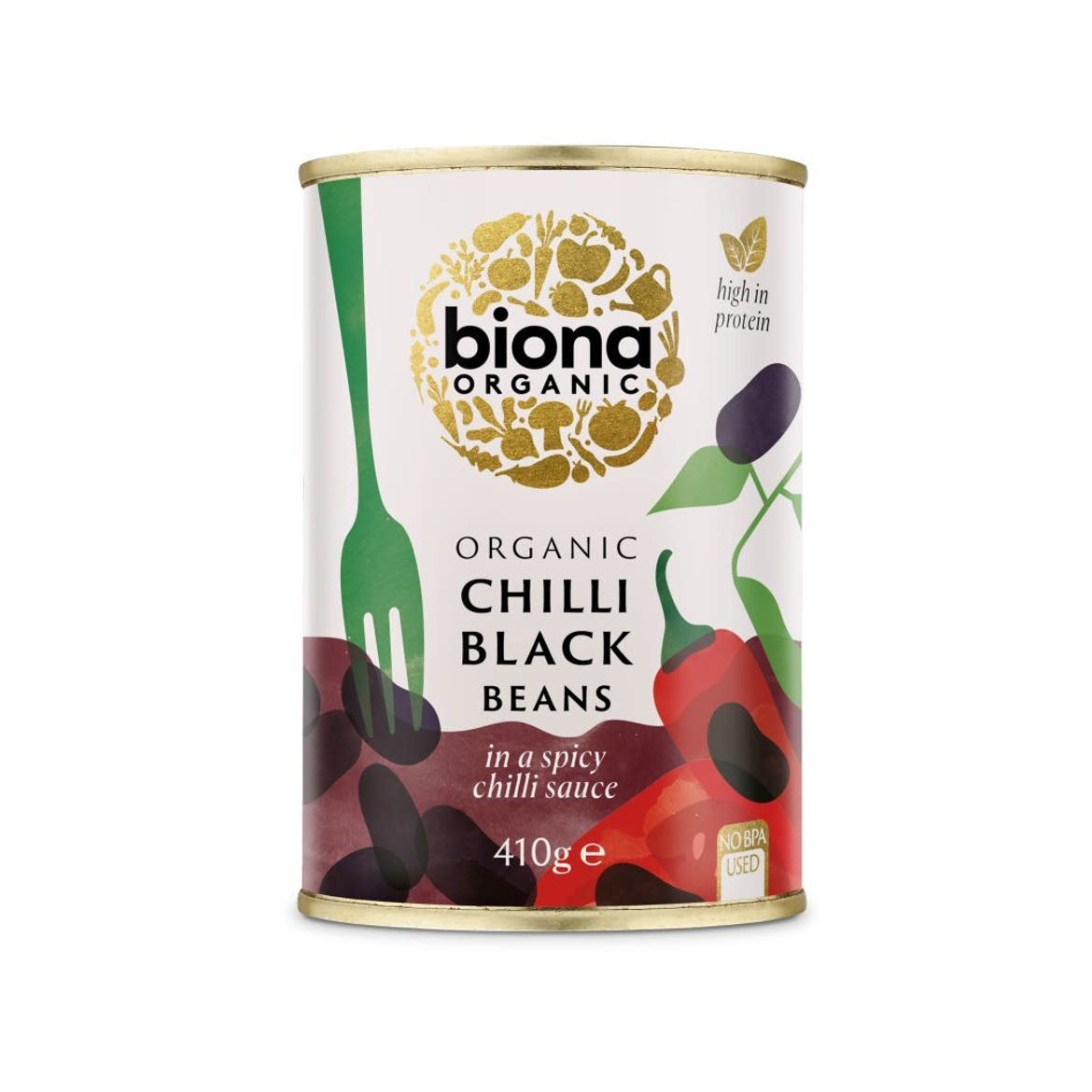 Biona BIO Chilis feketebab