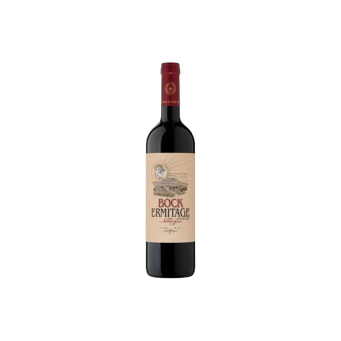 Bock Ermitage Villányi száraz vörösbor 14%