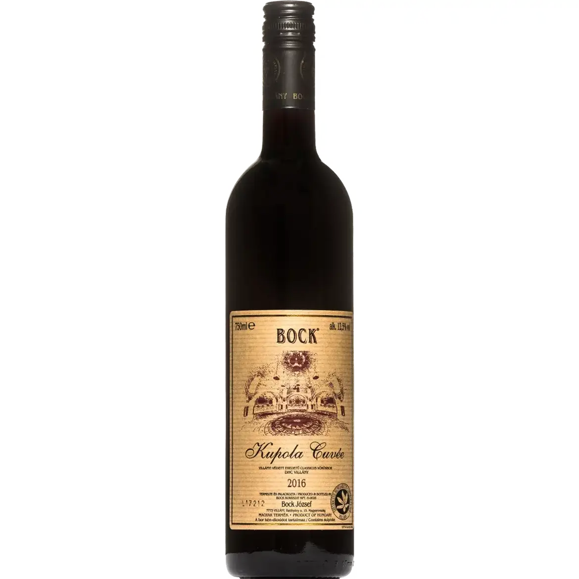 Bock kupola cuvée száraz vörösbor