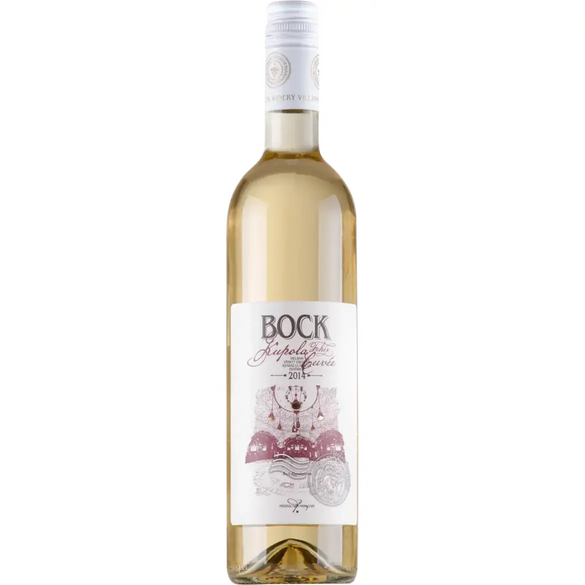 Bock villányi kupola fehér cuvée száraz fehérbor