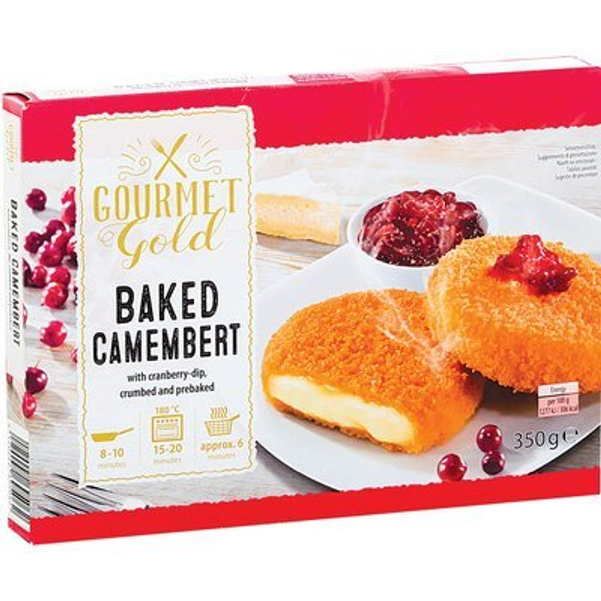 Gourmet Gold Baked camembert