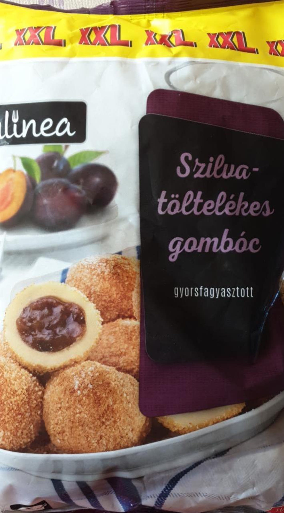 Culinea szilvás gombóc, gyorsfagyasztott, 1 kg