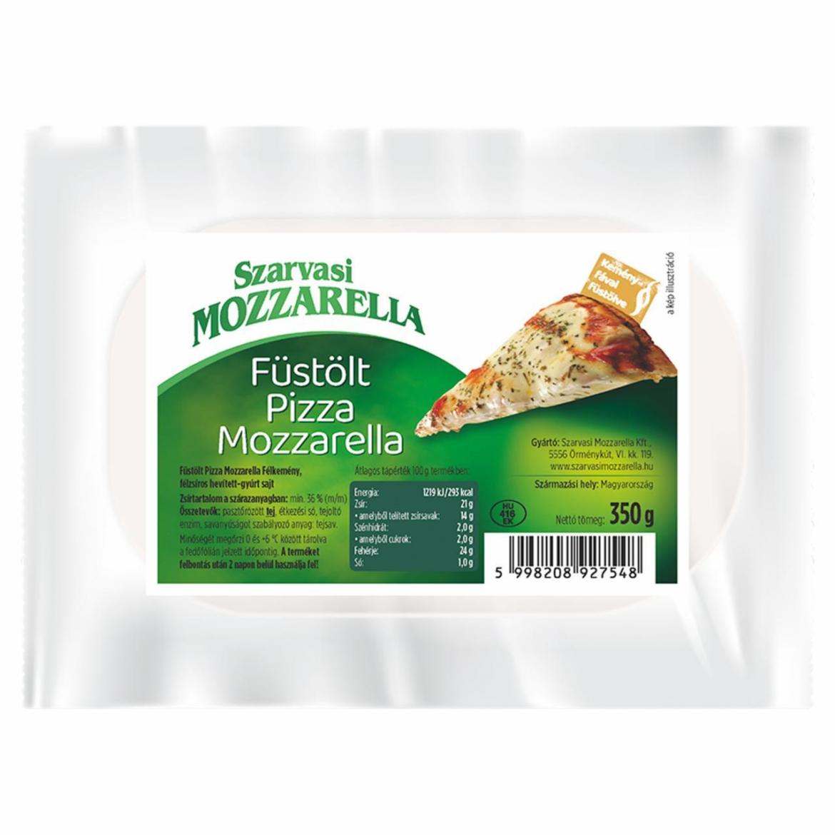 Szarvasi Pizza mozzarella füstölt