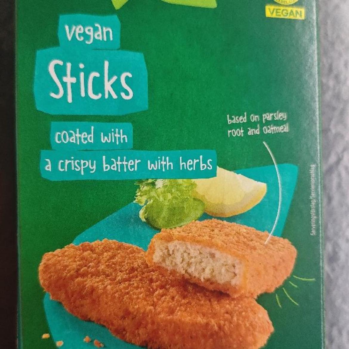 Vemondo Vegán petrezselyemgyökér- és zabpehely alapú szeletek, Ropogós burgonyás / zöldfűszeres panírban, gyorsfagyasztott