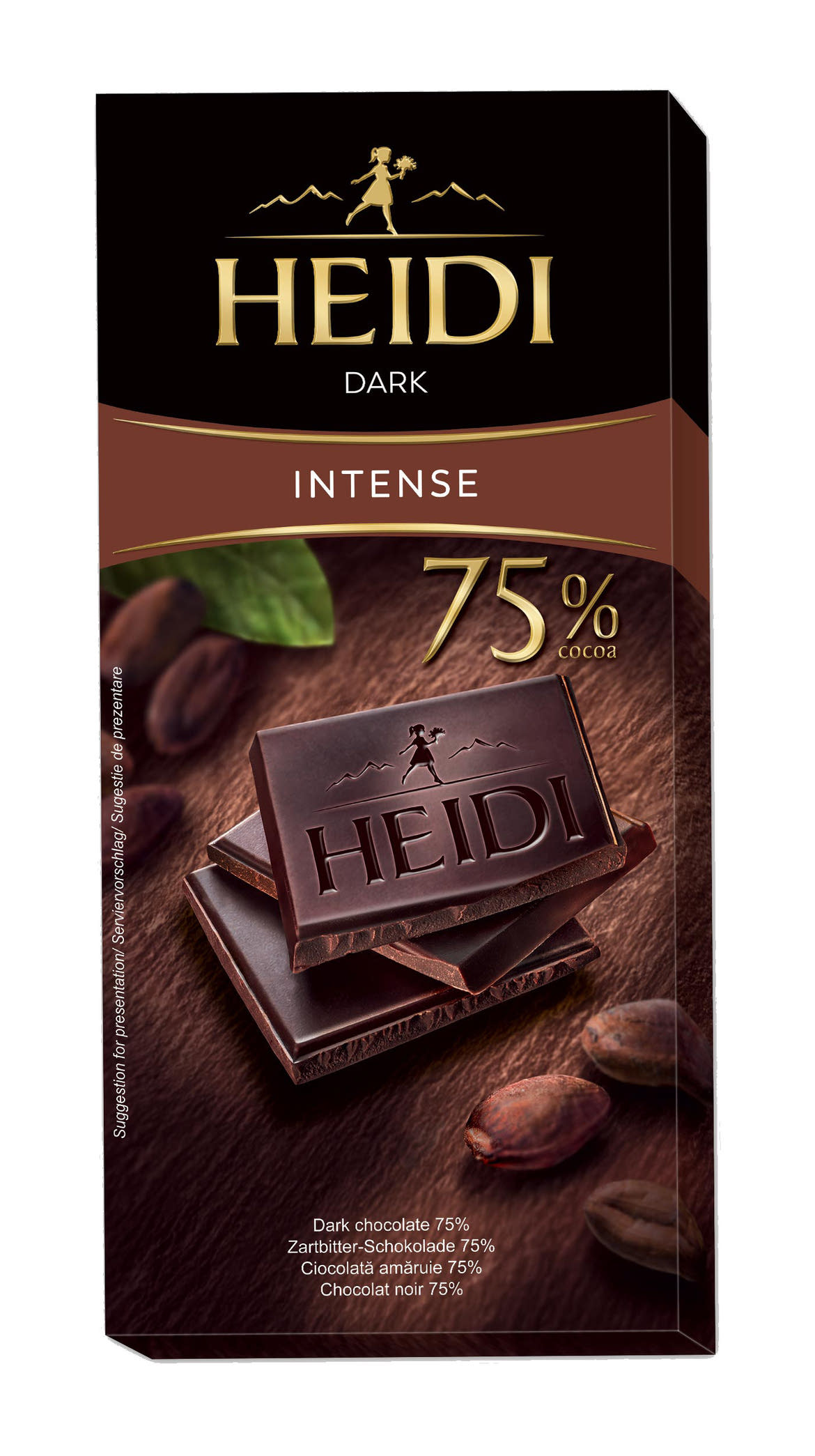 Heidi Dark Intense 75% étcsokoládé