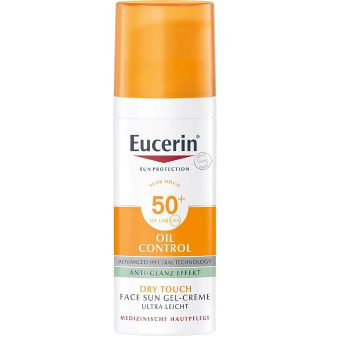 Eucerin Sun Oil Control SPF50+ napozó gél-krém arcra