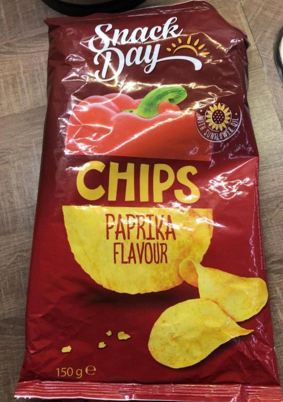 Snack Day Burgonyachips paprikás