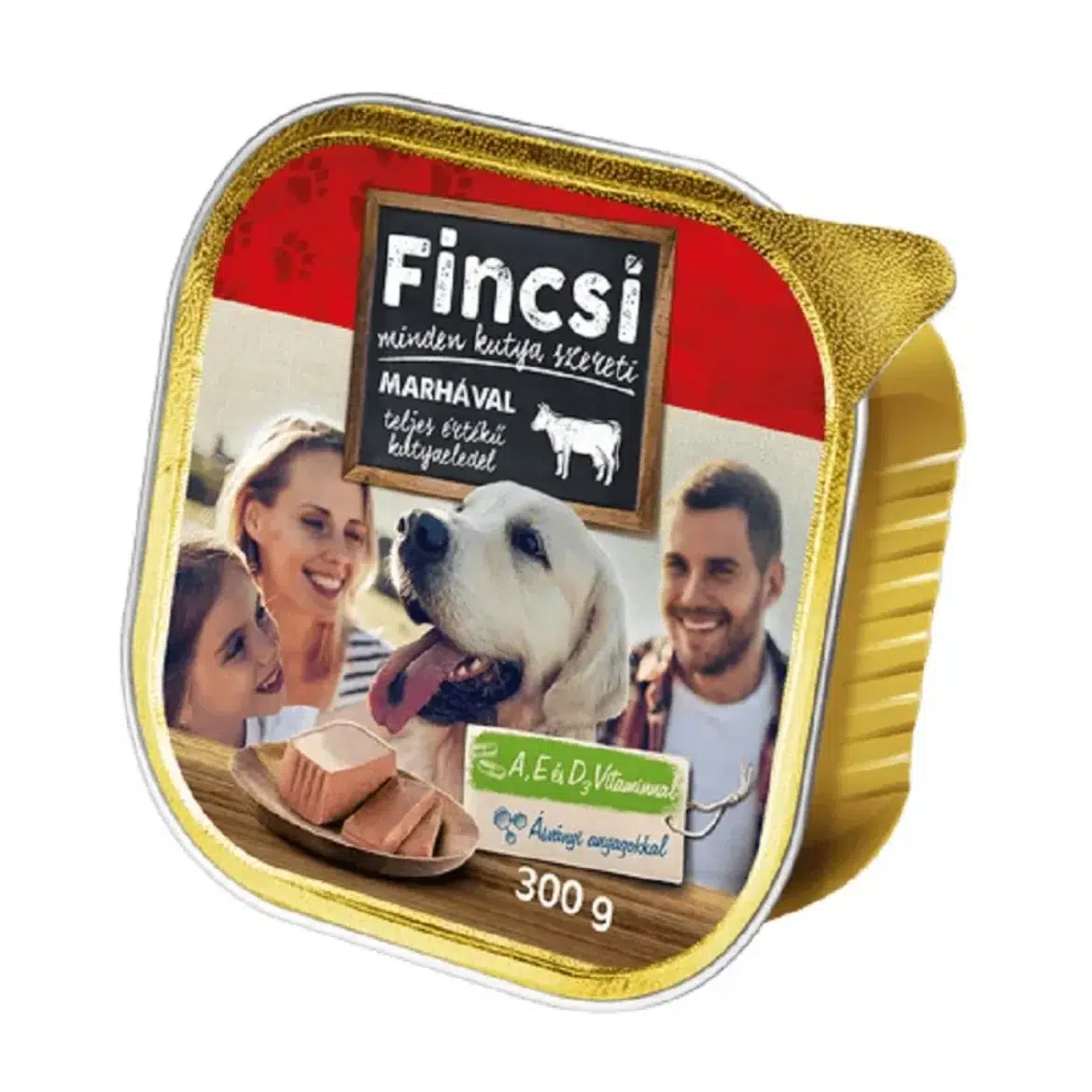 Fincsi alutálkás kutyaeledel marhával