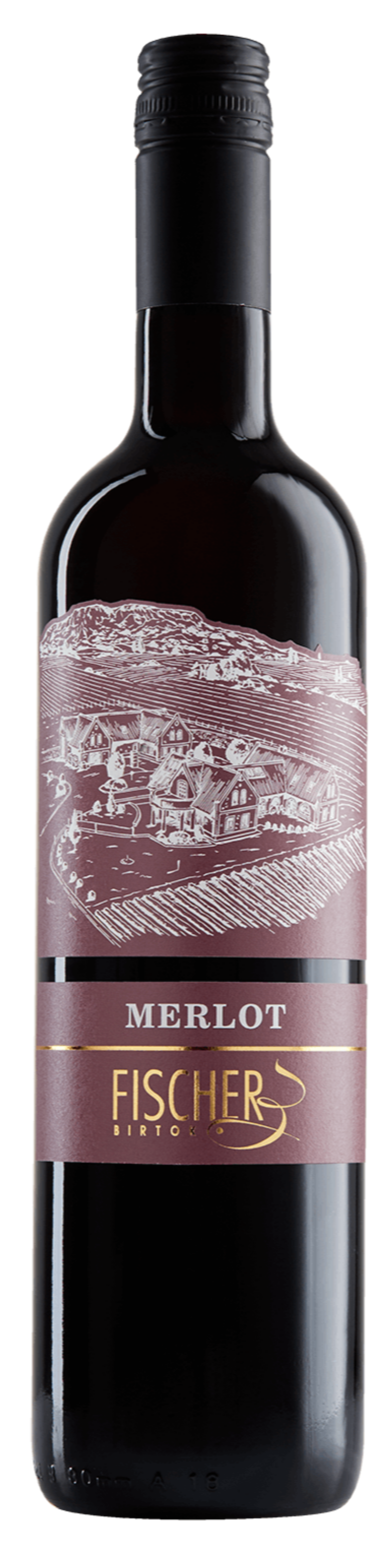FISCHER BIRTOK, Merlot száraz vörösbor 13,5%, 0,75 L