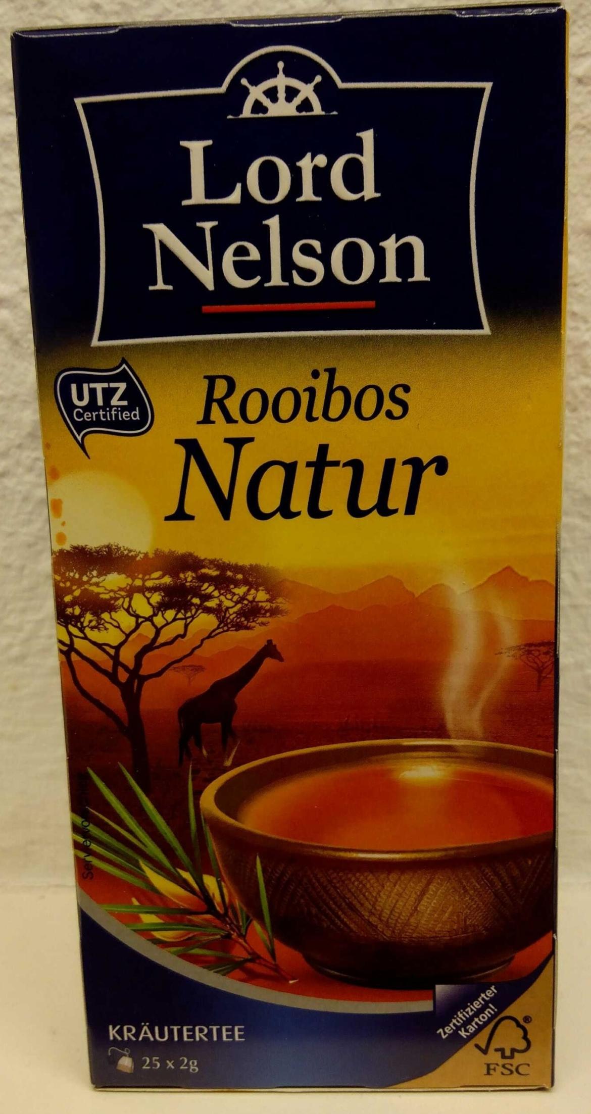 Lord Nelson Rooibos tea natúr, 50 g