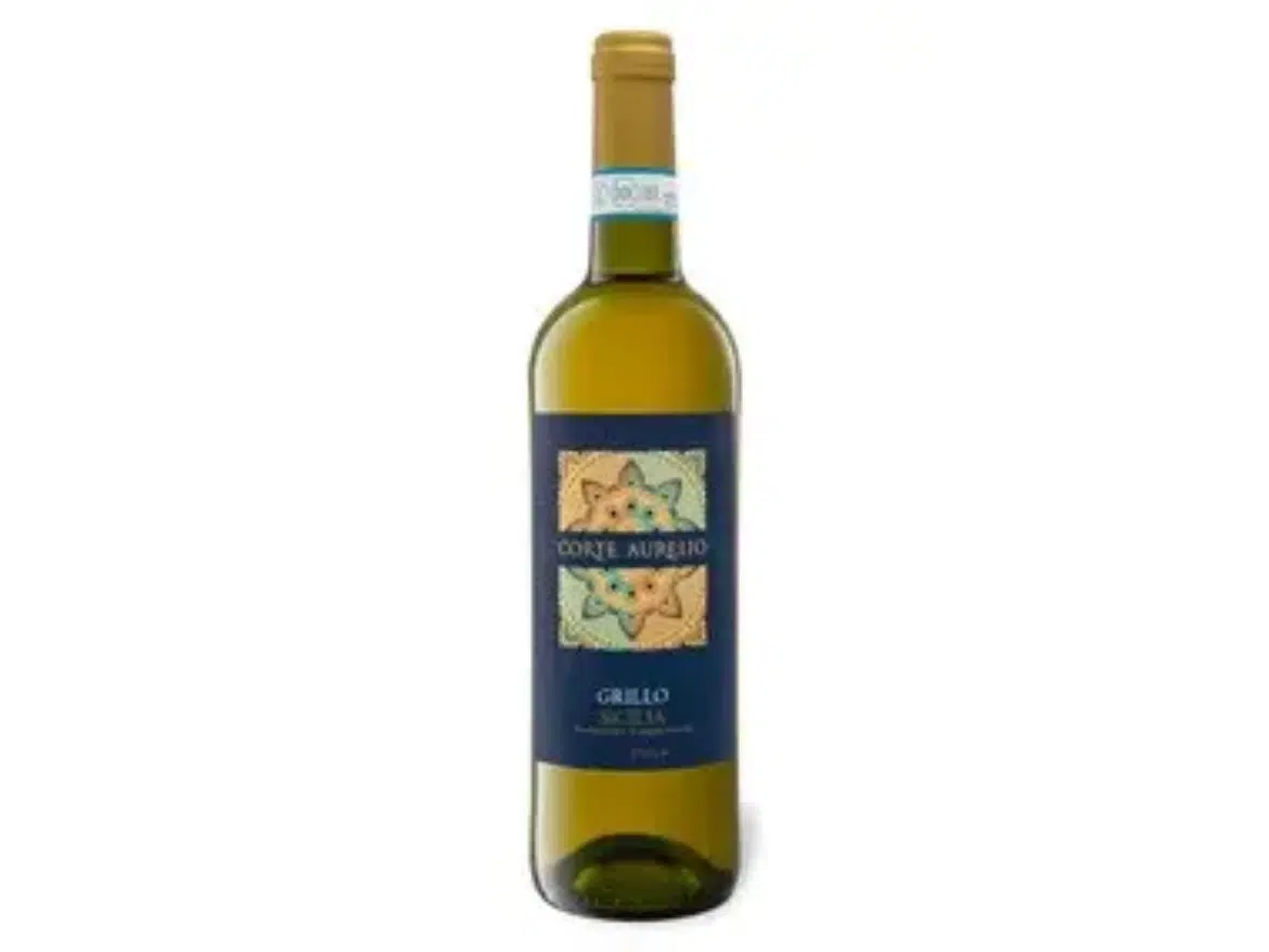 Corte aurelio Bio Grillo száraz fehérbor, 2022, 13 %, nem betétdíjas, 0,75 L