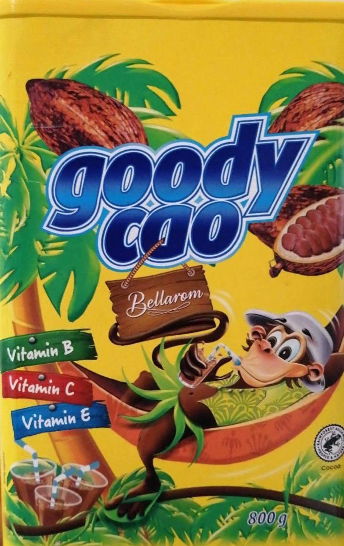 Goody Cao Kakaótartalmú instant italpor hozzáadott vitaminokkal, 800 g