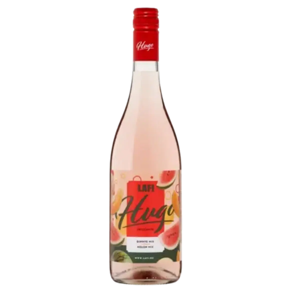 Hugo, Dinnye ízű szénsavas, boralapú koktél, 7,3%, + 50 ft betétdíj, 0,75 L