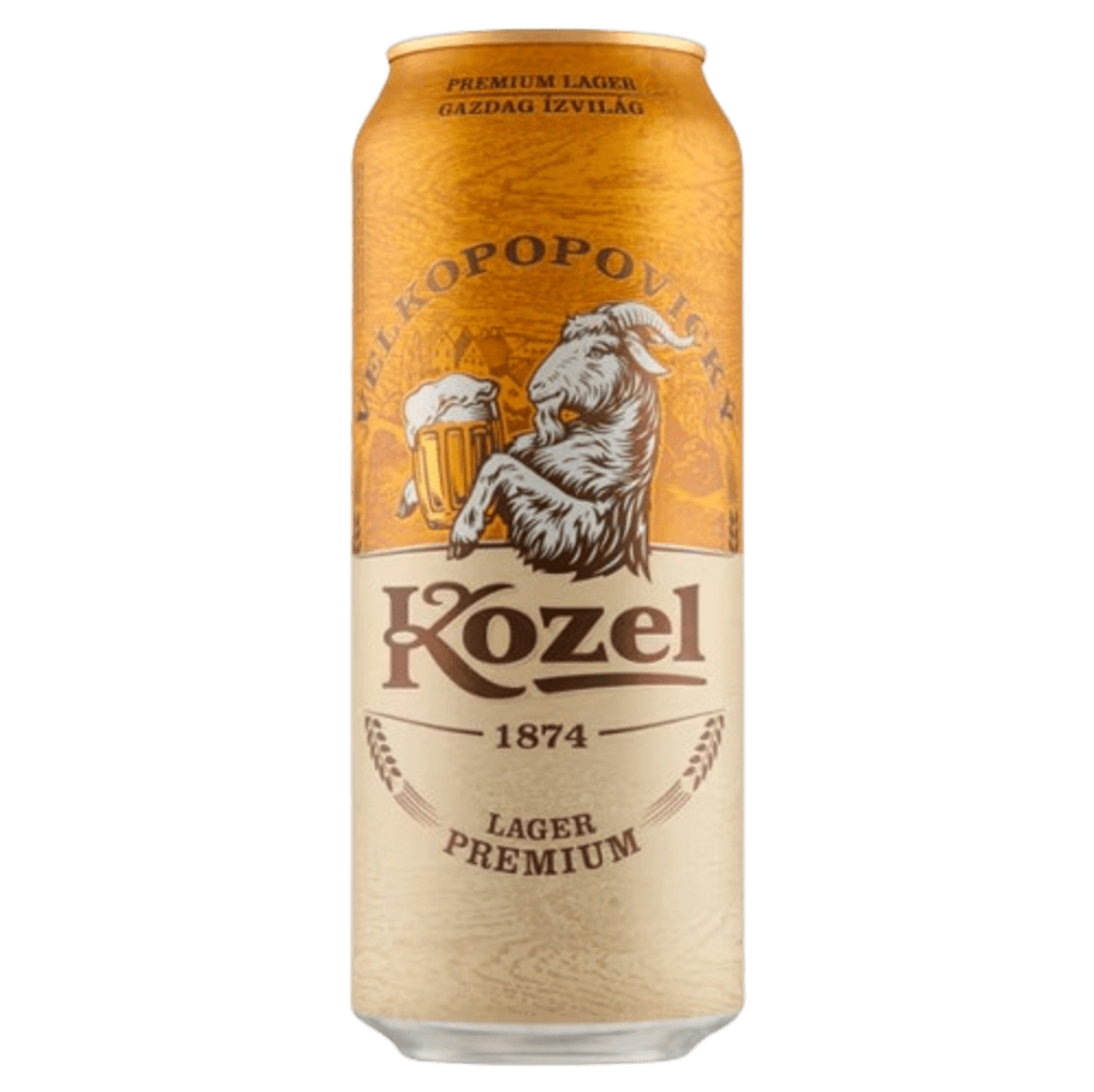 Kozel világos sör, dobozos, 4,6%