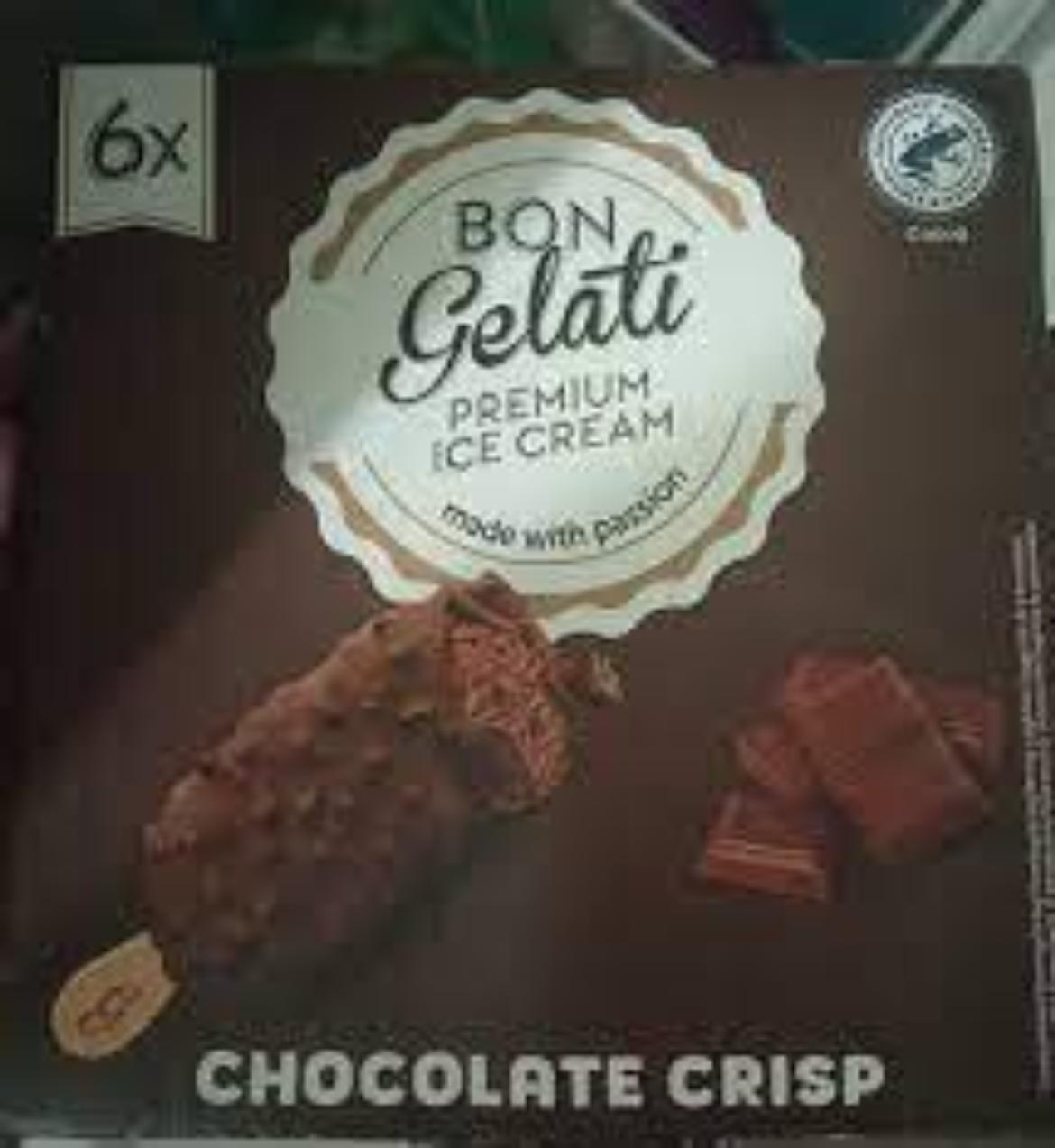Gelatelli kakaós jégkrém csokoládédarabokkal 4 x 65 g