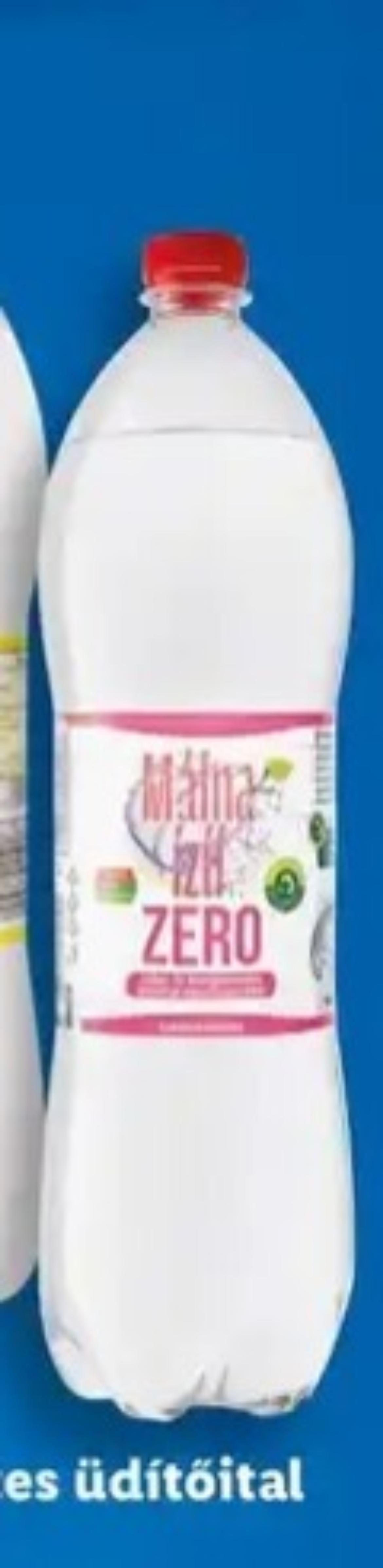 Málna zero ízesített szénsavmentes víz