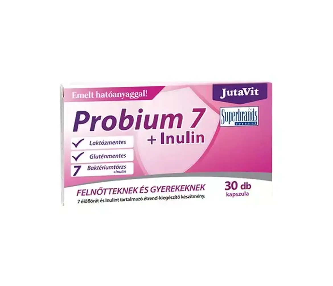 JutaVit Probium 7 + Inulin étrend-kiegészítő kapszula