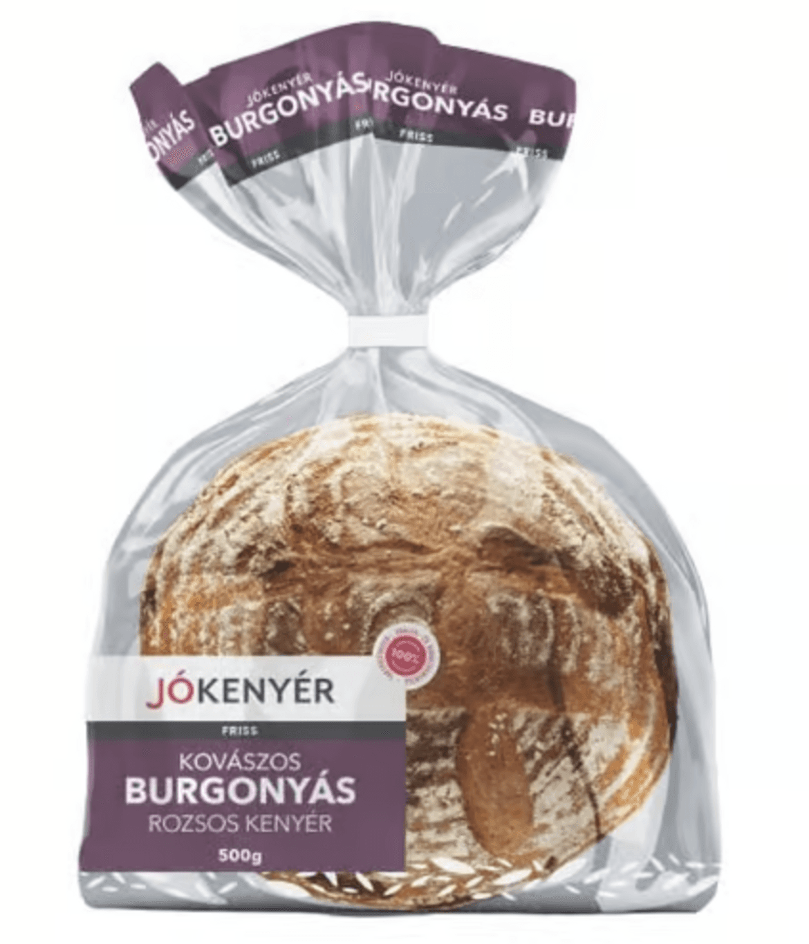 Jókenyér friss kovászos burgonyás rozsos kenyér