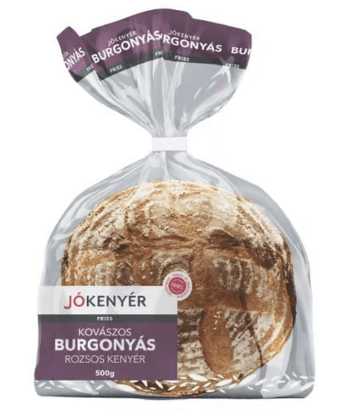 Jókenyér friss kovászos teljes kiőrlésű tönköly kenyér