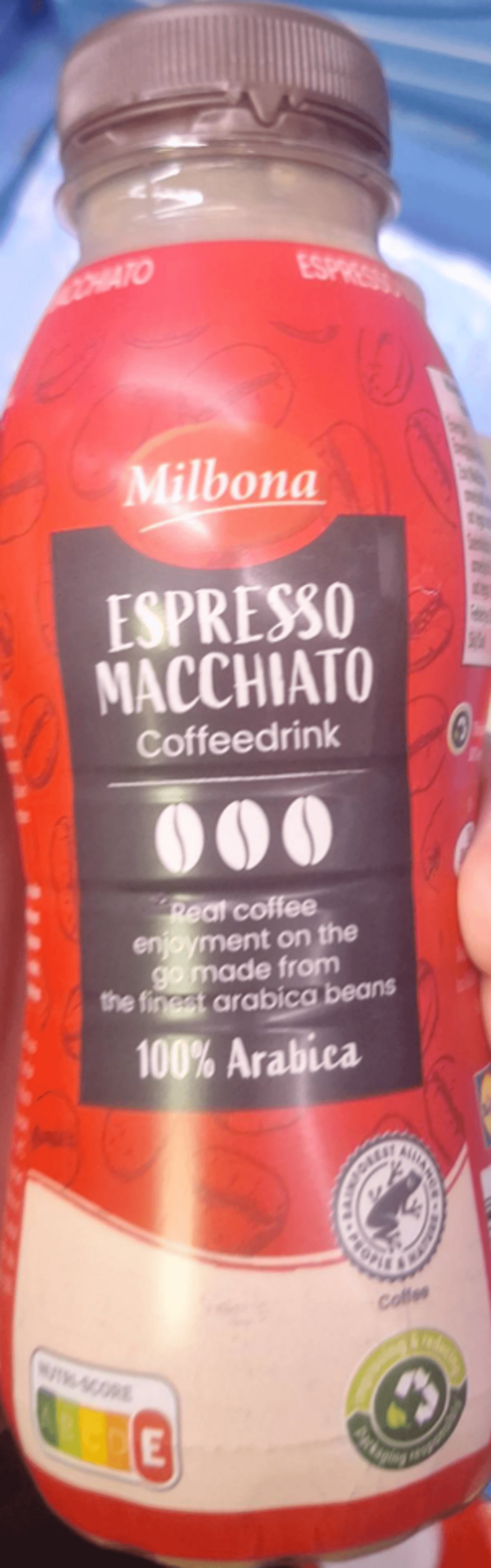 Milbona kávés Tejital espresso macchiato, 330 ml