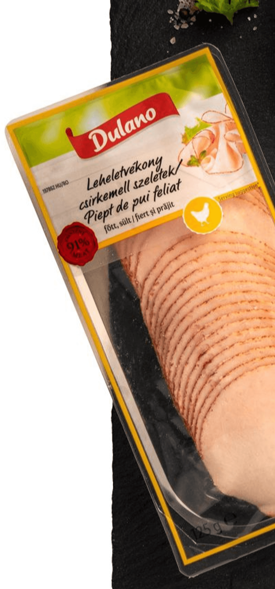 Dulano szárnyas csirke szeletek 91% hústartalommal