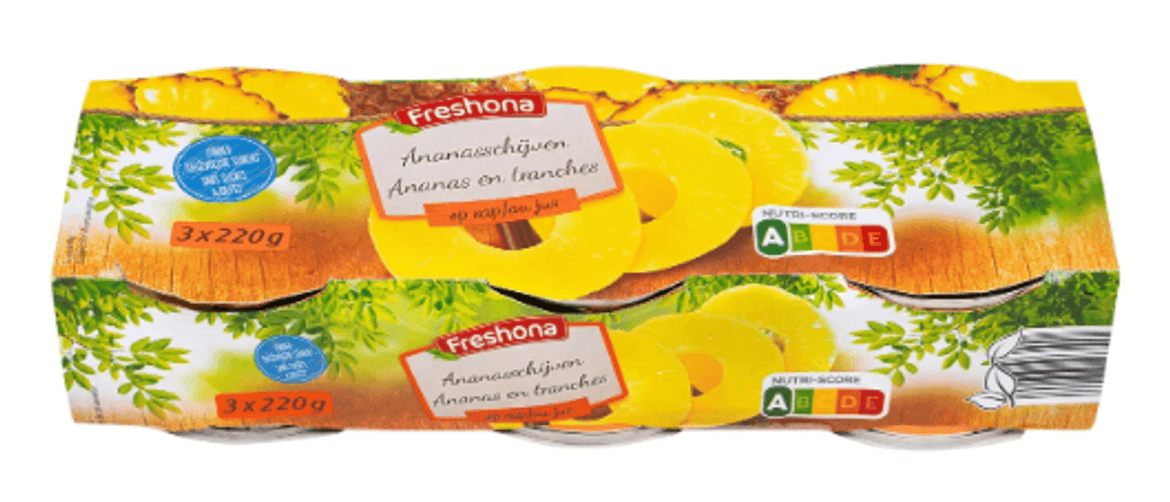 Freshona Ananászkonzerv 3x140g