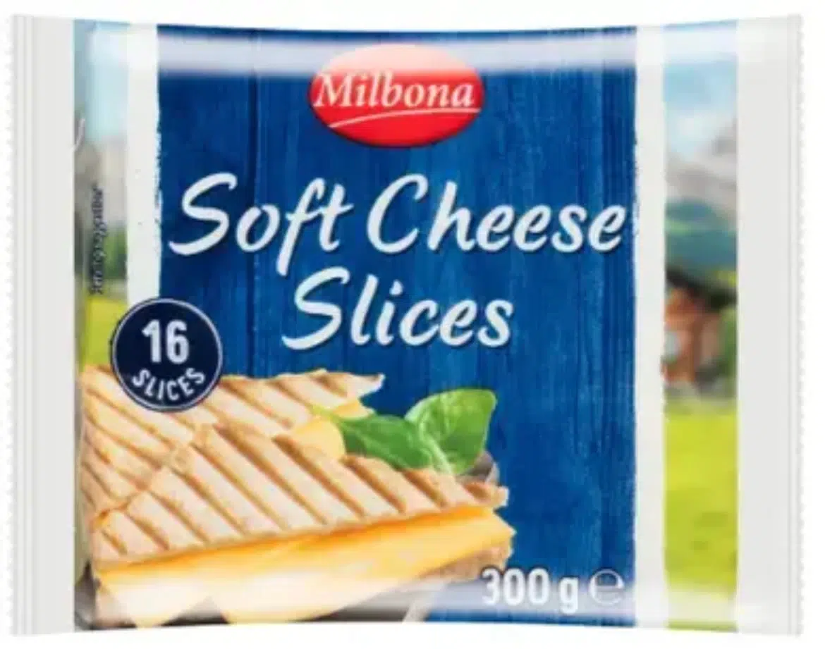 Milbona ömlesztett sajtszeletek pirospaprikás és chilis