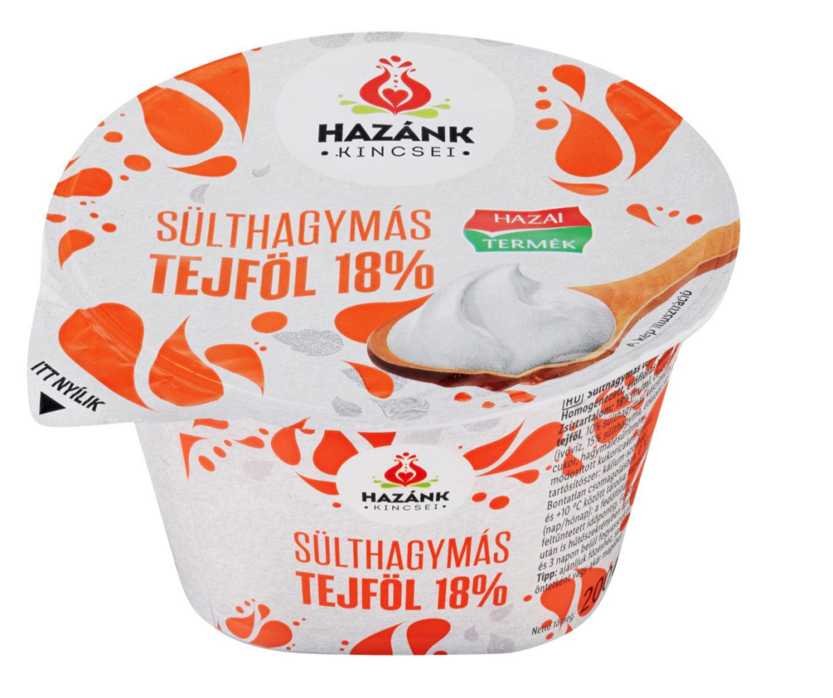 Hazánk Kincsei sülthagymás tejföl