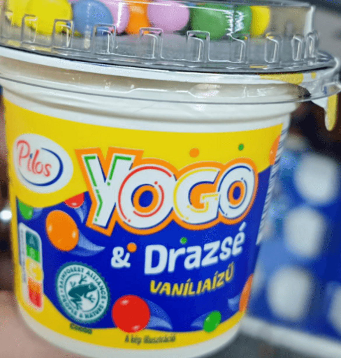 Pilos Joghurt drazséval vanília, 135 g
