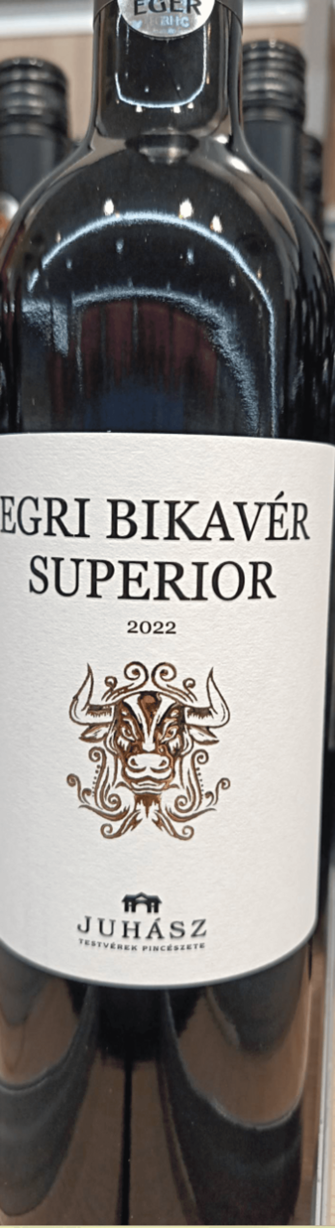Juhász Egri Bikavér Superior száraz vörösbor 0,75 L