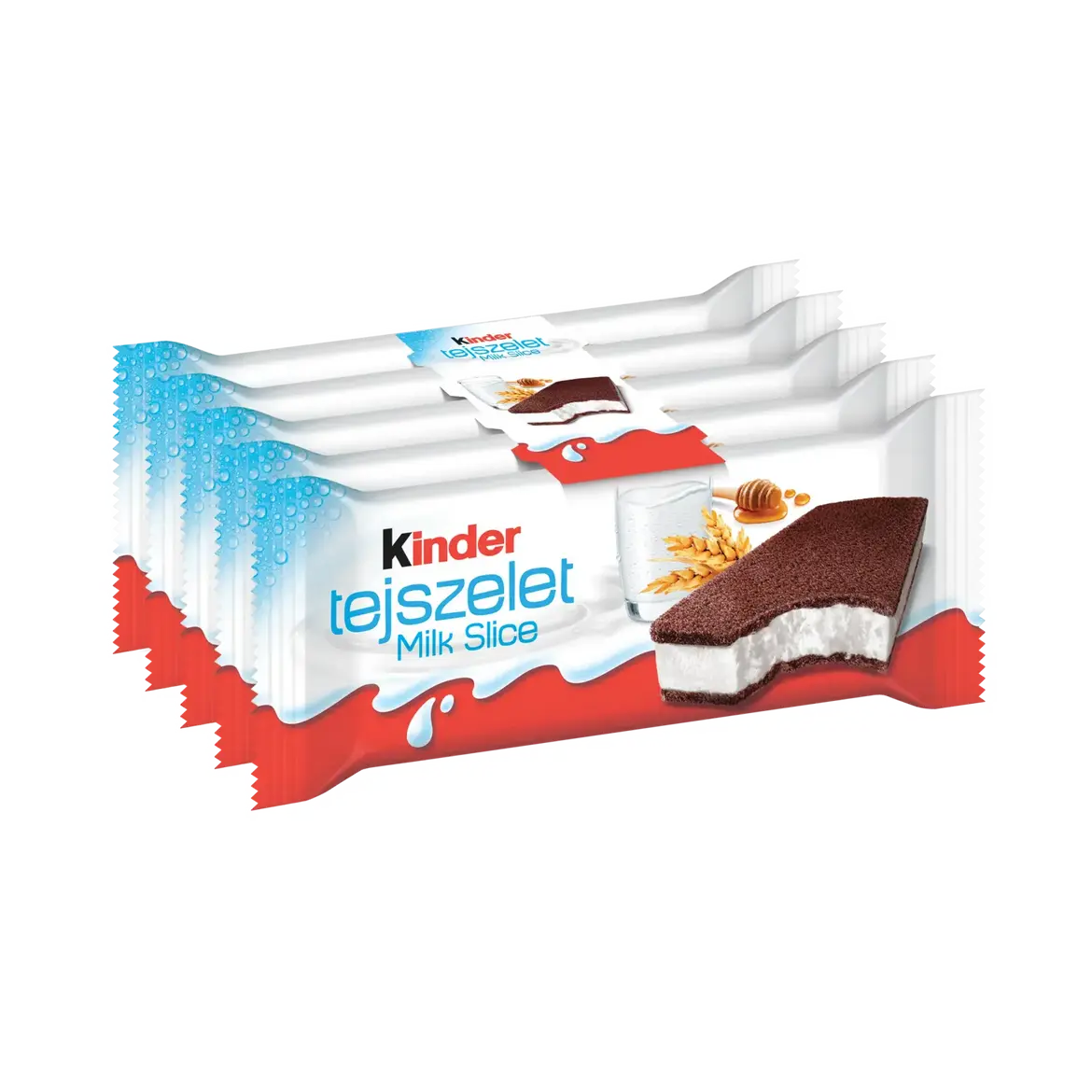 Kinder Tejszelet tejes krémmel töltött sütemény 5 x